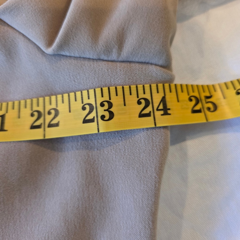 Talbots Stretch Tan Button Down Shacket Women's X… - image 6